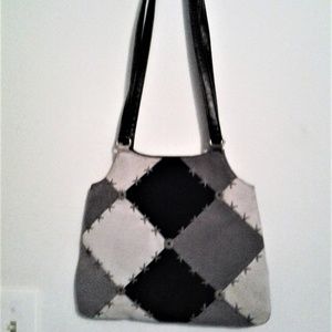 Temp Designs leather patchwork purse